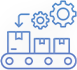 Fully automated order workflow icon