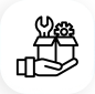 Customer management system icon