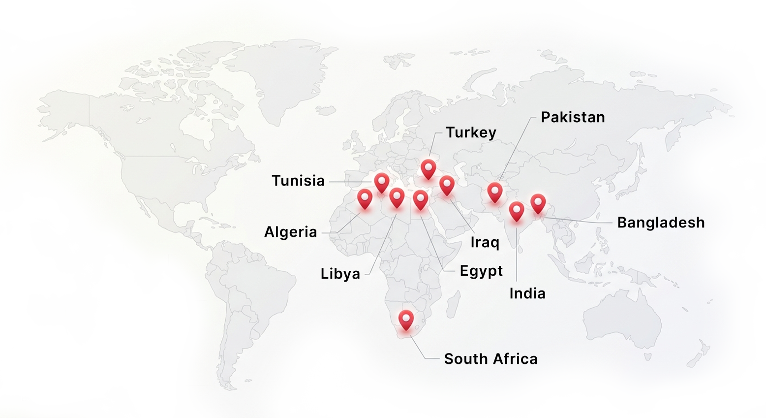 Global market map