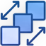 Scalable architecture icon