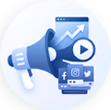 Strong affiliate marketing support illustration