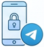 Telegram code login verification icon